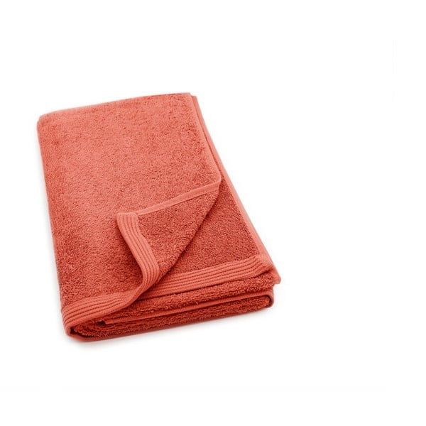Korálovooranžový uterák Jalouse Maison Serviette Corail, 30 × 50 cm