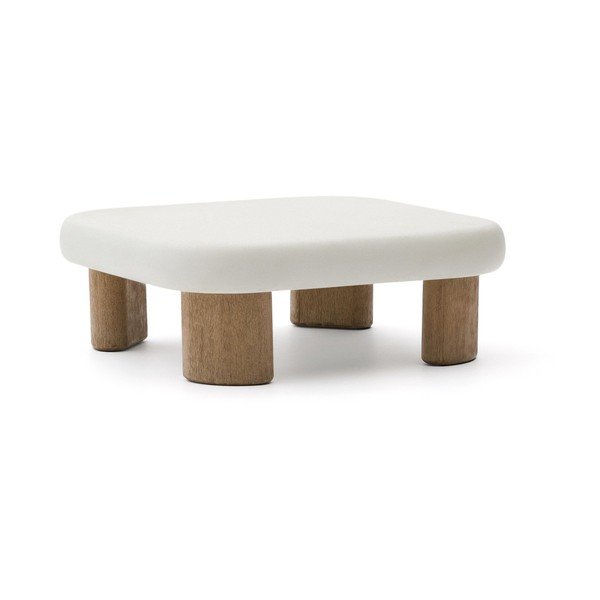 Záhradný konferenčný stolík s betónovou doskou 80x80 cm Labra – Kave Home