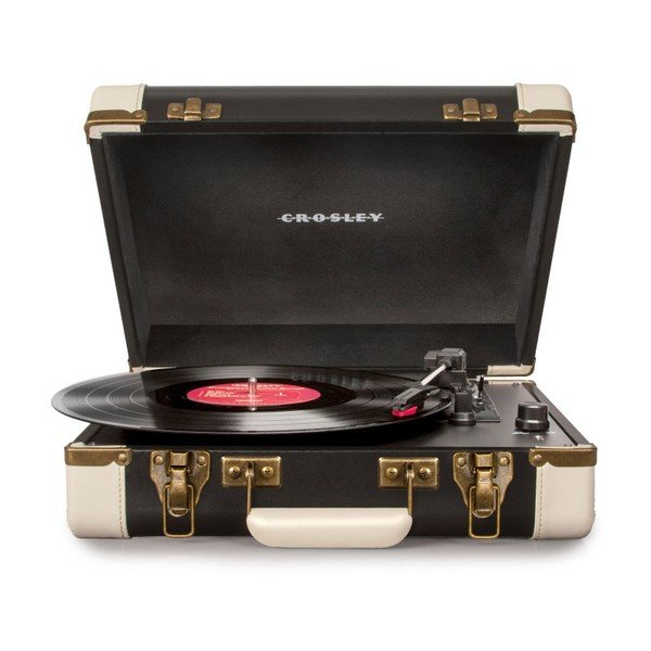 Čierno-béžový gramofón Crosley Executive Deluxe-image-1