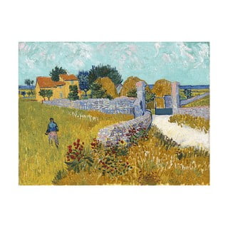 Reprodukcia obrazu Vincenta van Gogha - Farmhouso in Provnce, 40  ×  30 cm