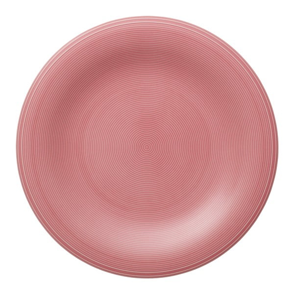 Ružový porcelánový tanier Like by Villeroy & Boch Group, 28,5 cm