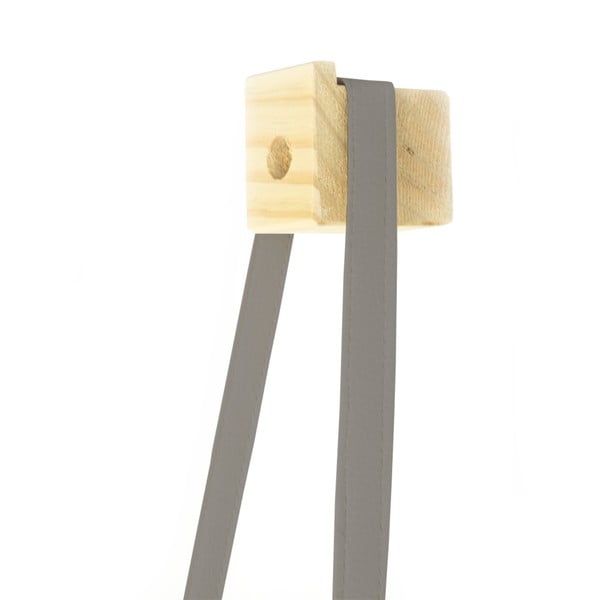 Sivý kvetináč z jedľového dreva Surdic Colgante, 17 x 62 cm-image-2