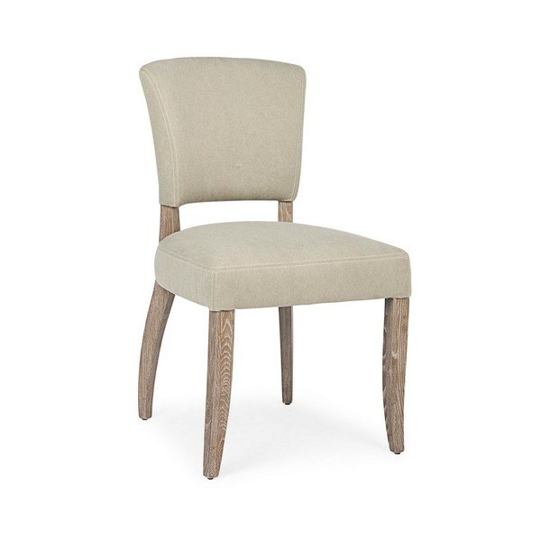 Béžová čalúnená jedálenská stolička Maratriz – Bizzotto