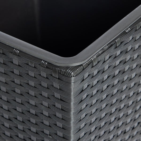 Vonkajší kvetináč v čiernej farbe Bonami Essentials Rose-image-2