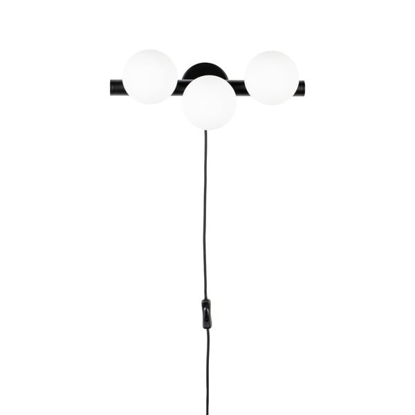 Čierno-biele nástenné svietidlo Monica – White Label