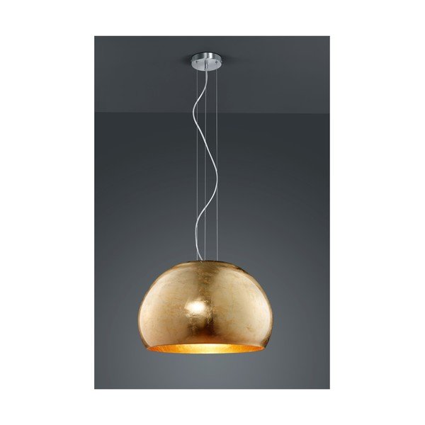 Závesné svietidlo v zlatej farbe Trio Ontario, výška 1,5 m-image-2