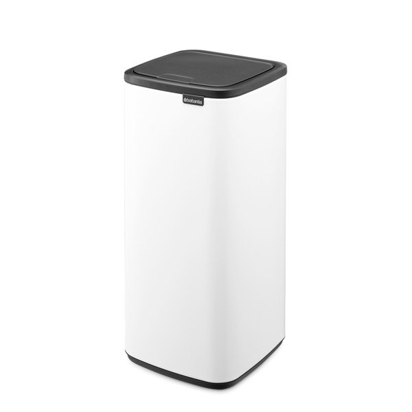Biely dotykový oceľový odpadkový kôš 30 l Bo Touch – Brabantia