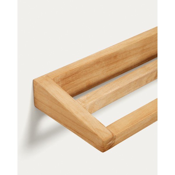 Drevený držiak na uteráky v prírodnej farbe Vedel – Kave Home-image-4