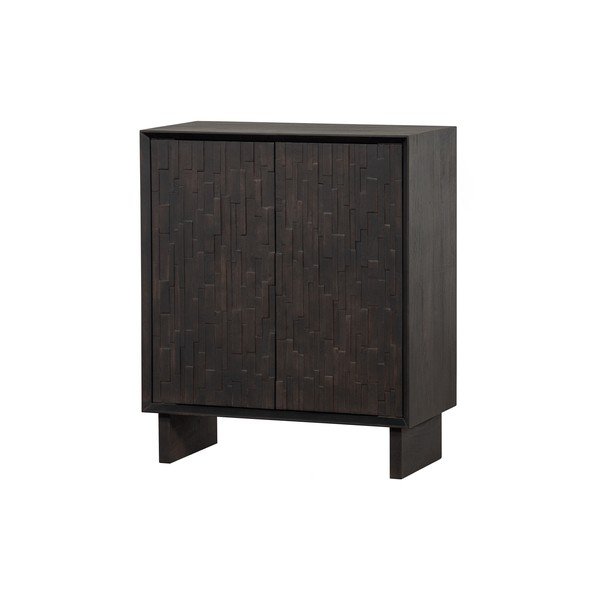 Tmavohnedá skrinka z mangového dreva 80x95 cm Til – Basiclabel-image-2