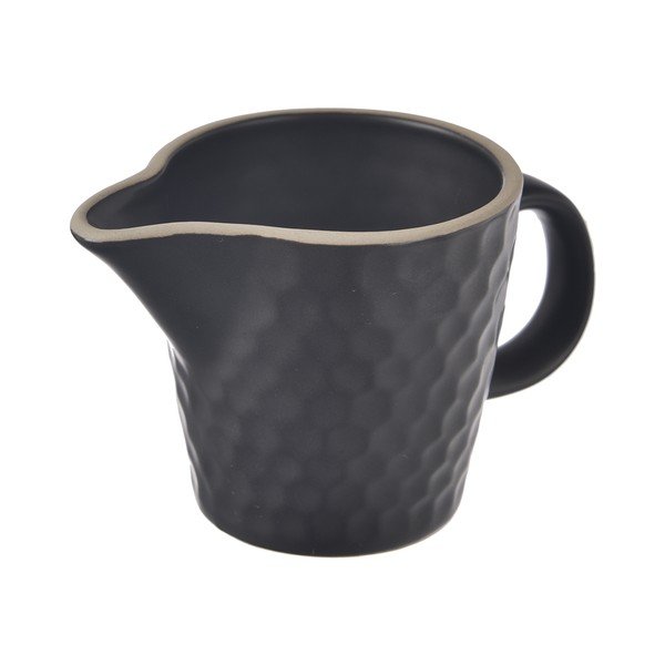 Čierna keramická kanvička na mlieko 100 ml Tea Time – Orion-image-2