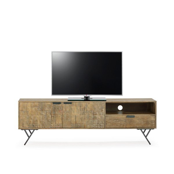 TV stolík z mangového dreva v prírodnej farbe 175x55x40 cm Priya – MOME-image-4