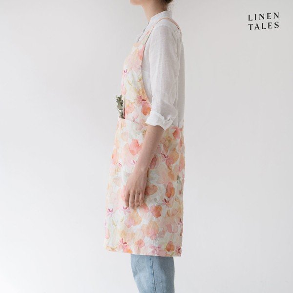 Ľanová zástera Crossback - Linen Tales-image-1