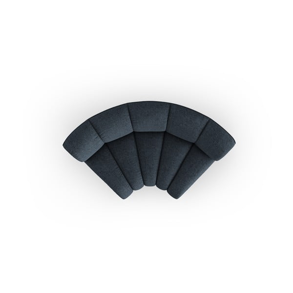 Modrý ženilkový modul pohovky (variabilný roh) Lupine – Micadoni-image-2