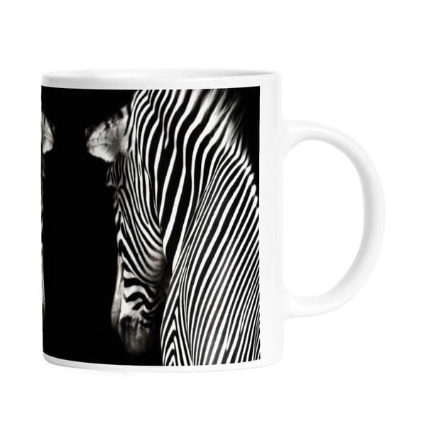Hrnček Black Shake Zebra Stripes, 330 ml