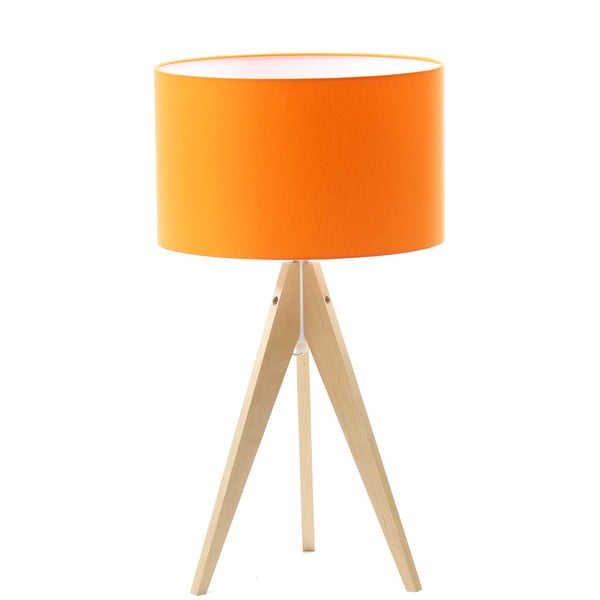 Stolná lampa Artist Orange/Birch, 40x33 cm
