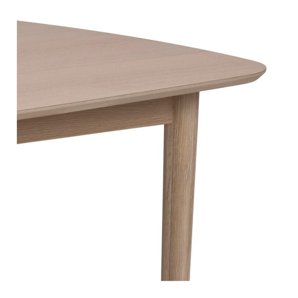 Rozkladací jedálenský stôl s doskou v dubovom dekore 210x100 cm Aston - Actona-image-4