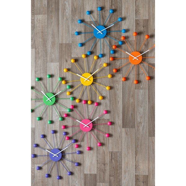 Nástenné hodiny ø 40 cm Funky Spider – Karlsson-image-1