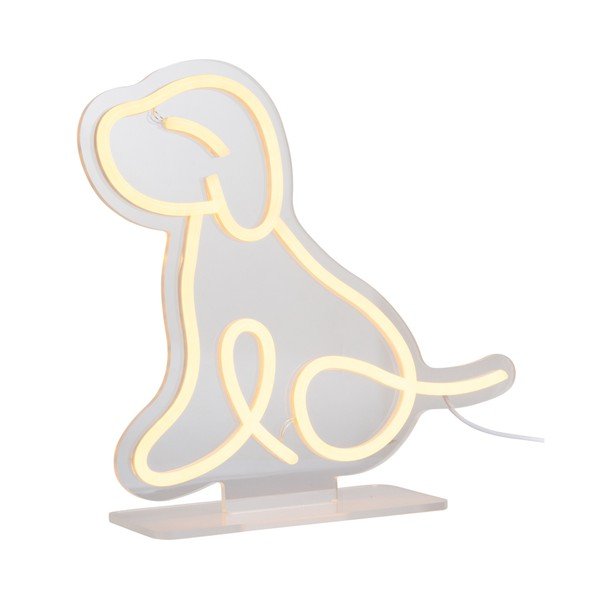 Žltá detská lampička Sitting Dog – Leitmotiv