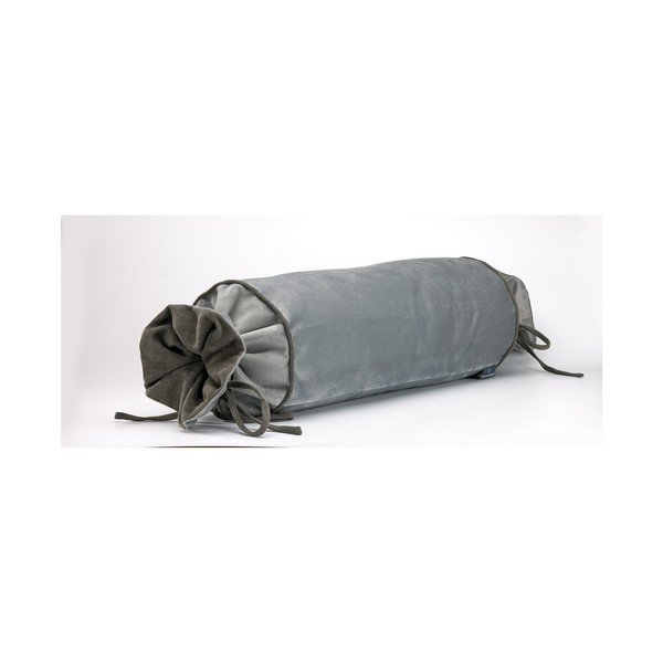 Sivá obliečka na vankúš WeLoveBeds Silver Candy, Ø 20 × 58 cm-image-2
