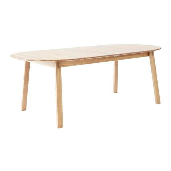 Rozkladací jedálenský stôl s prídavnou doskou z dubového dreva 100x220 cm Amalfi – Hammel Furniture