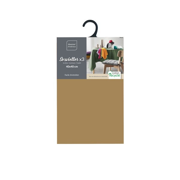 Obrúsky v súprave 3 ks 40x40 cm Mistral – douceur d'intérieur-image-1
