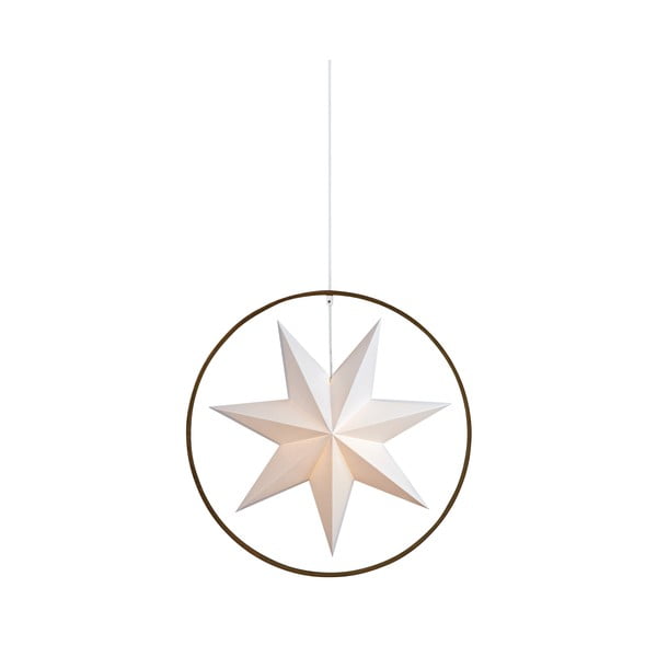 Bielo-sivá svetelná dekorácia ø 50 cm Speranza – Markslöjd