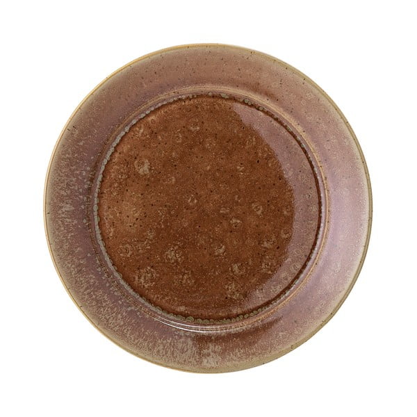 Hnedý kameninový dezertný tanier Bloomingville Pixie, ø 20 cm