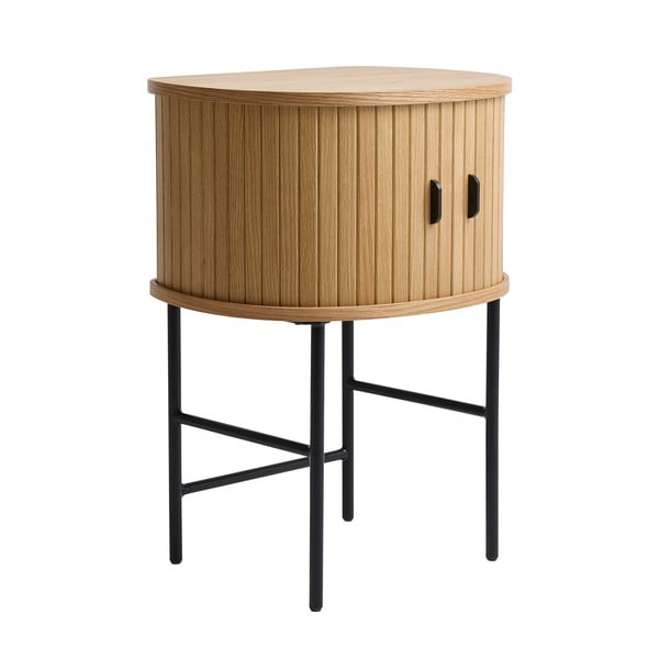 Nočný stolík v prírodnej farbe Nola – Unique Furniture-image-4