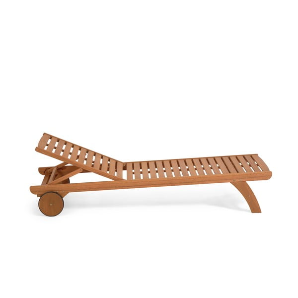 Záhradné ležadlo z eukalyptového dreva Kave Home Beila-image-3