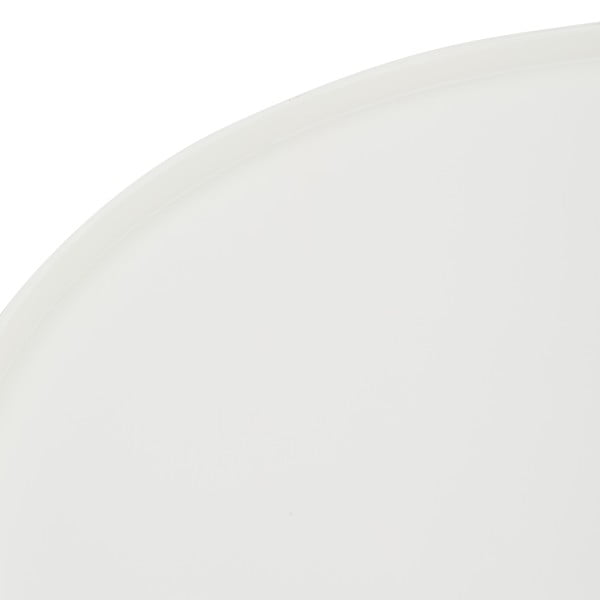 Biely konferenčný stolík s nohami z bukového dreva Furnhouse Opus, Ø 90 cm-image-3