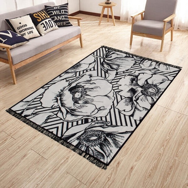 Obojstranný prateľný koberec Kate Louise Doube Sided Rug Blackrose, 120 × 180 cm