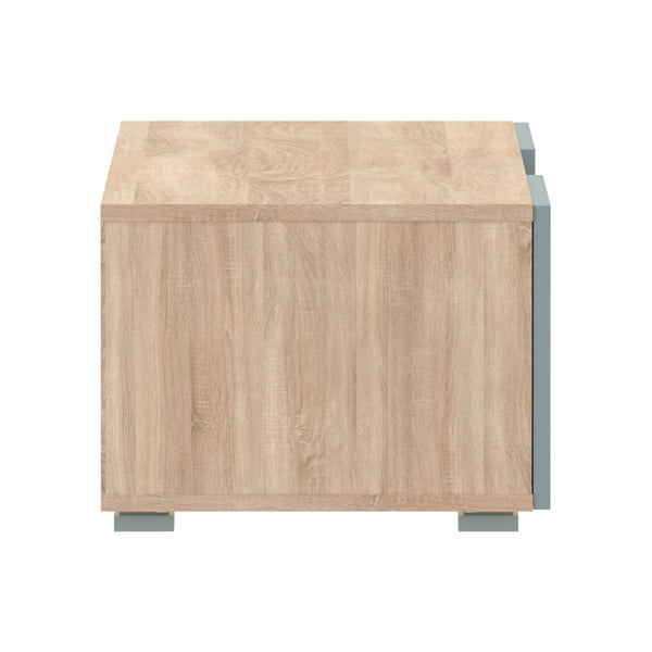 Sivý TV stolík v dekore duba 140x31 cm Podium - TemaHome -image-3