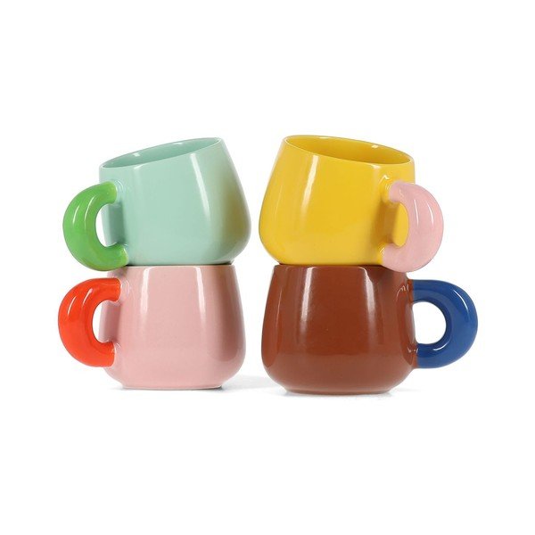 Tmavohnedý hrnček z kostného porcelánu 470 ml Coco – ONA-image-2