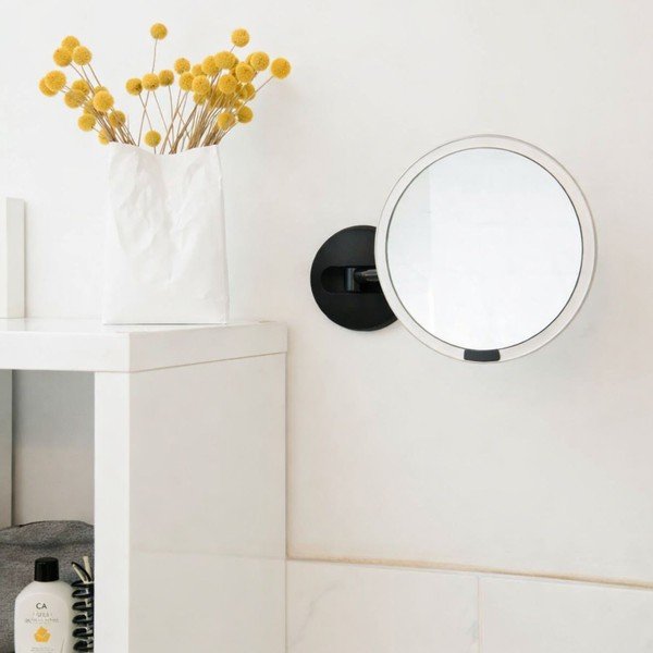Nástenné/kozmetické zrkadlo s osvetlením/zväčšovacie (zväčšenie 5x) 8x23 cm Sensor – simplehuman-image-1