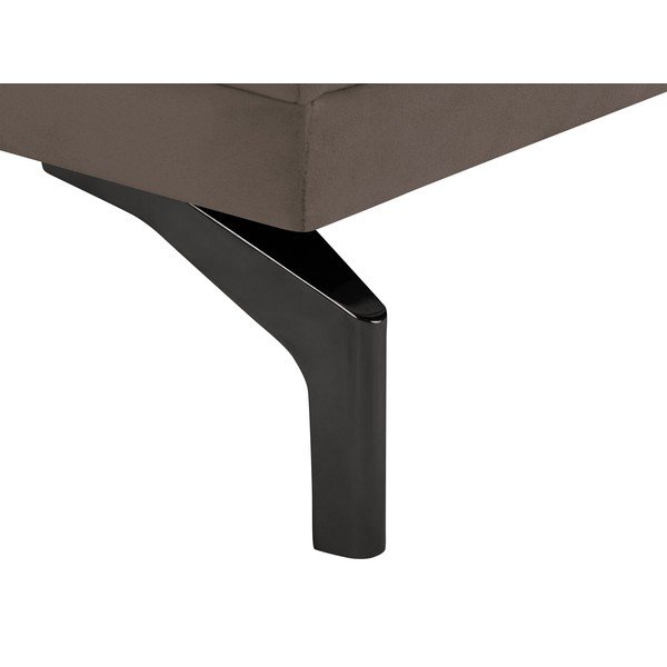 Hnedá trojmiestna pohovka s podnožou v čiernej farbe Windsor & Co Sofas Jupiter-image-4
