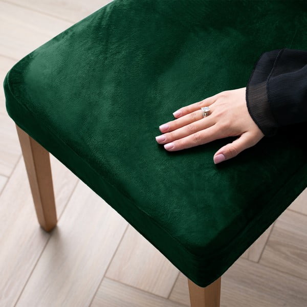 Zelený napínací poťah na stoličku 48 cm Sento – Restilo-image-1