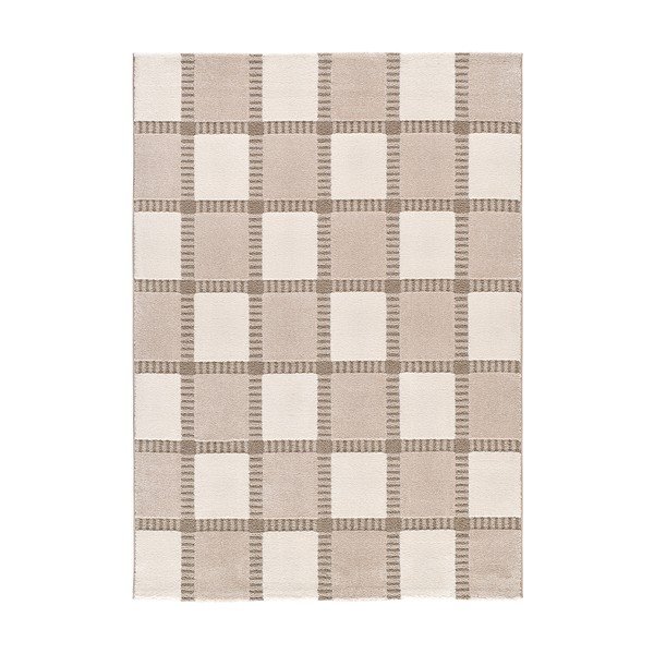 Béžový/krémovobiely koberec 120x170 cm Candela – Universal