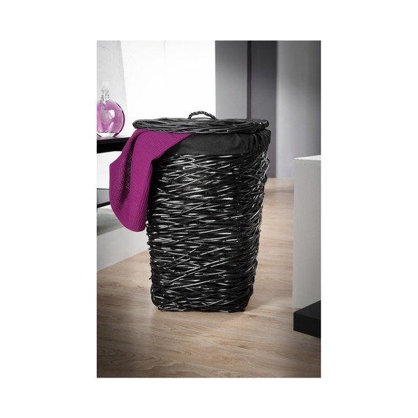 Sada 5 čiernych úložných košov Compactor Crazy-image-3