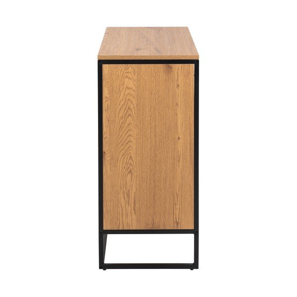 Knižnica v dekore duba v prírodnej farbe 77x79,5 cm Swindon – Actona-image-3