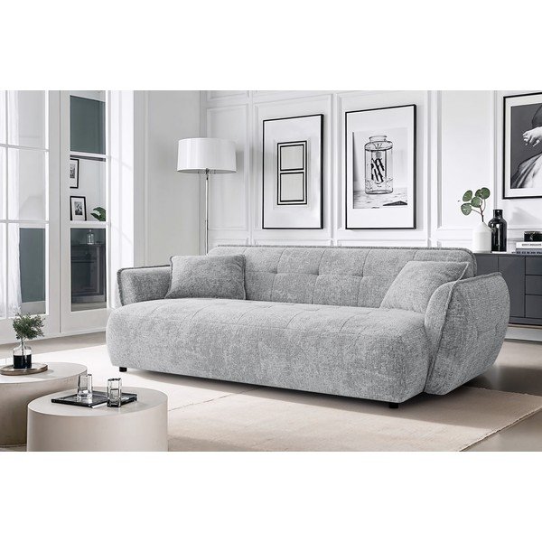 Svetlosivá ženilková pohovka 250 cm Nelia Big – Ropez-image-1