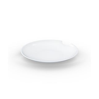 Sada 2 bielych hlbokých tanierov z porcelánu 58products, ø 24 cm