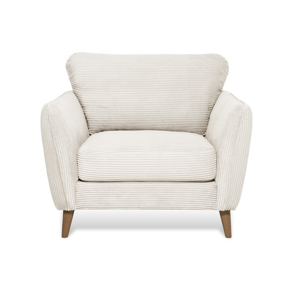 Biele menčestrové kreslo Paris – Scandic-image-2