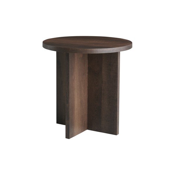 Okrúhly odkladací stolík z MDF ø 50 cm Poppy – Ellos Home