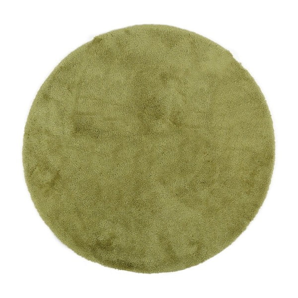 Zelená predložka do kúpeľne Confetti Bathmats Miami, ⌀ 100 cm