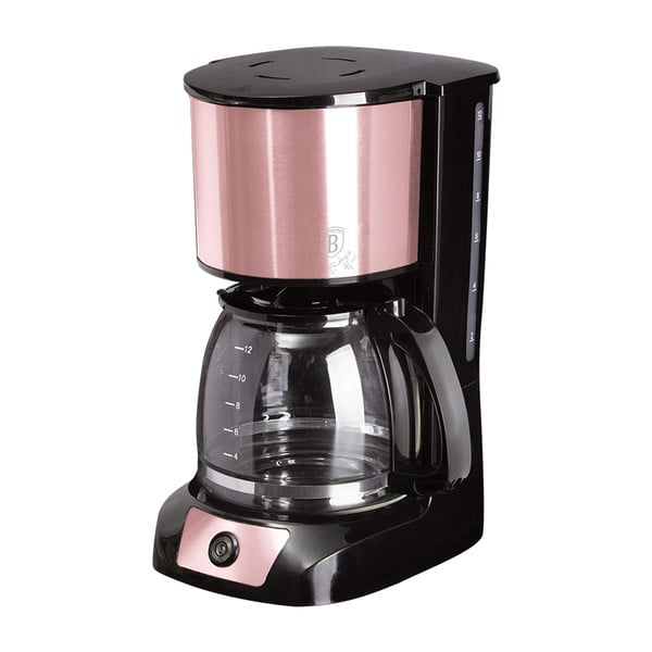 Ružový kávovar na filtrovanú kávu I-Rose Edition - BerlingerHaus