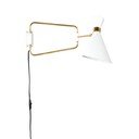 Biela nástenná lampa Zuiver Shady