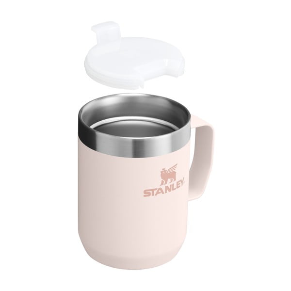 Svetloružový termo hrnček z nehrdzavejúcej ocele 230 ml Stay-Hot Camp Mug Rose Quartz – Stanley-image-2
