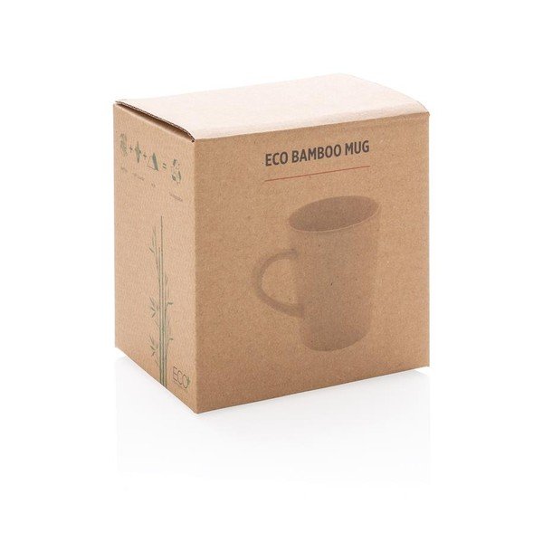 Biely bambusový hrnček XD Collection, 360 ml-image-4