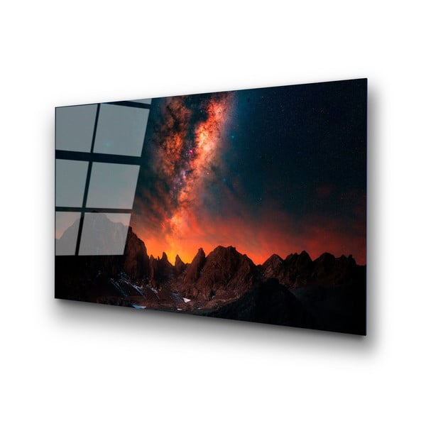 Sklenený obraz 100x70 cm Night Sky - Wallity-image-4