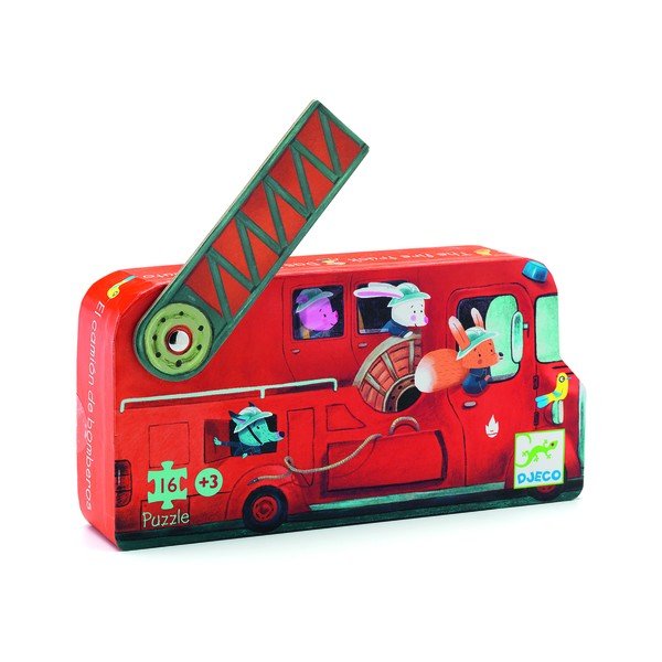 Detské puzzle Djeco Hasiči-image-1